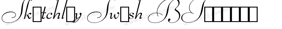 Sketchley Swash BT字体转换